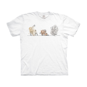 Zoo Collage Sketch Kids' T-Shirt