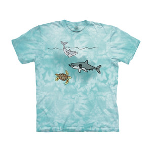 Ocean Collage Sketch Kids' T-Shirt