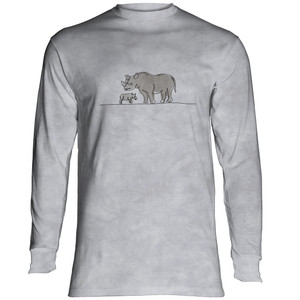 Rhino Sketch Classic Long-Sleeve T-Shirt