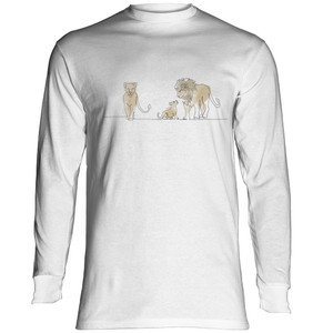Lion Sketch Classic Long-Sleeve T-Shirt