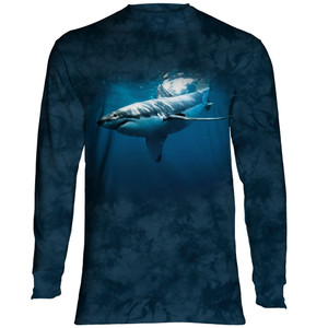 Deep Blue Shark Classic Long-Sleeve T-Shirt