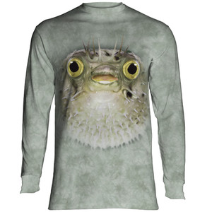 Big Face Blow Fish Classic Long-Sleeve T-Shirt