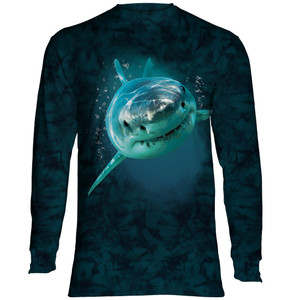 Happy Snuggle Shark Classic Long-Sleeve T-Shirt