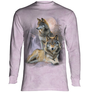 Moonlit Pair Pink Classic Long-Sleeve T-Shirt