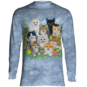 Flower Kittens Classic Long-Sleeve T-Shirt