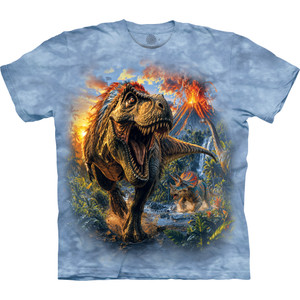 Dino Volcano Classic Cotton T-Shirt