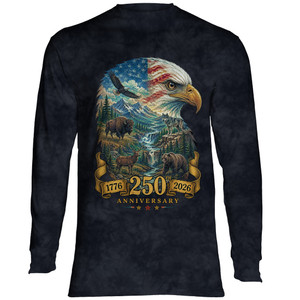 250th Eagle Head Collage Classic Long-Sleeve T-Shirt