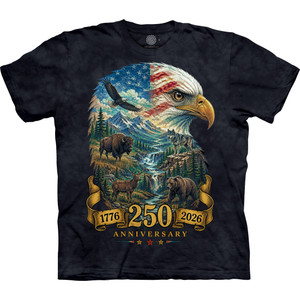 250th Eagle Head Collage Classic Cotton T-Shirt