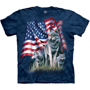 Wolf Flag Classic Cotton T-Shirt