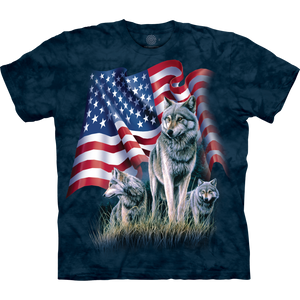 Wolf Flag Classic Cotton T-Shirt