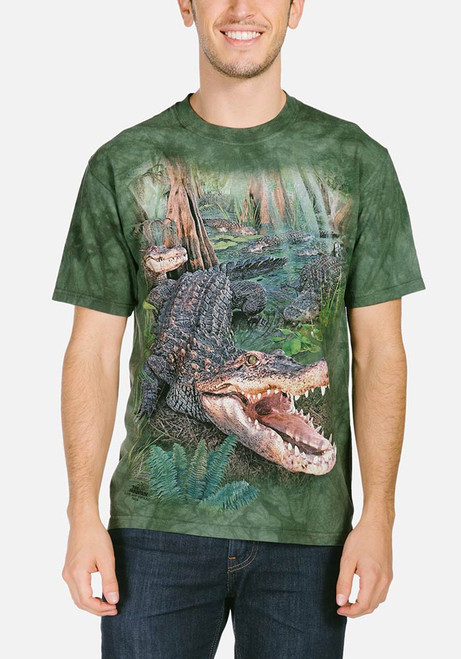 alligator print shirt