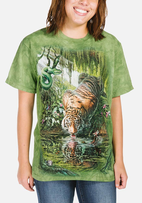Enchanted Tiger Classic Cotton T-Shirt Tee Enchanted Tiger Classic Cotton T-Shirt Tee