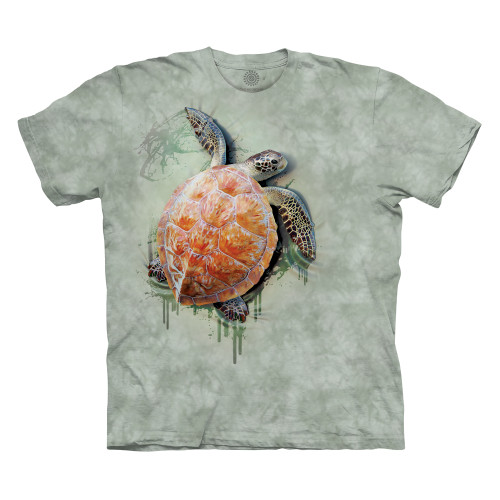 SEA (CRACK-P-DYE) S/S TEE J BLUE YELLOW｜トップス