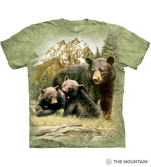 Black Bear Family Classic Cotton T-Shirt