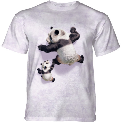 Panda Climb Classic Cotton T-Shirt
