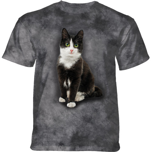 Black & White Cat Classic Cotton T-Shirt