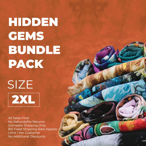 Hidden Gems Classic T-Shirt Bundle - 5-Pack - 2XL