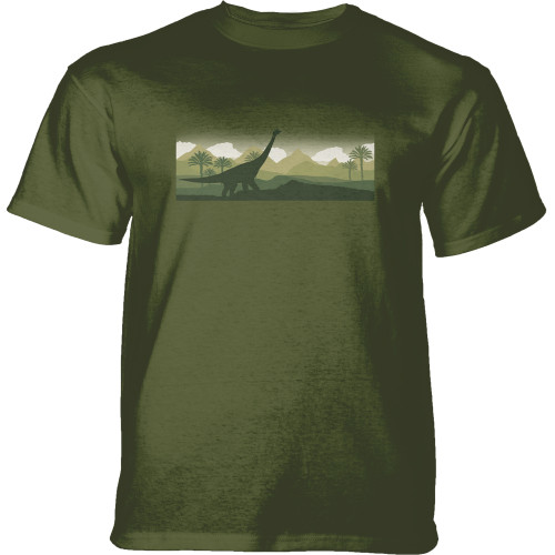 Brachiosaurus Silhouette Classic Cotton T-Shirt