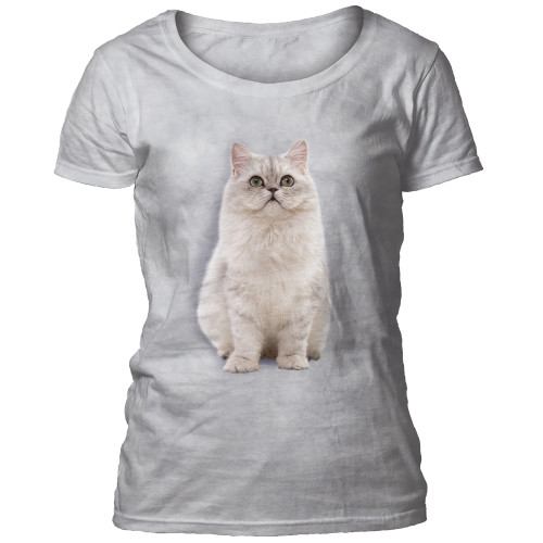 Persian Cat Women's Scoop-Neck T-Shirt