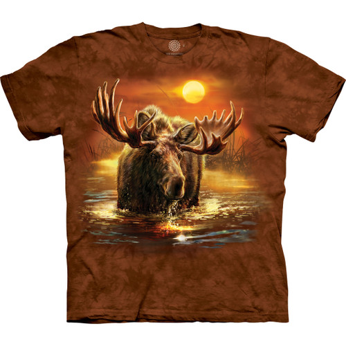 Autumn Moose Classic Cotton T-Shirt | The Mountain Shirts