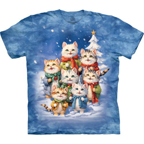 Caroling Cats Classic Cotton T-Shirt