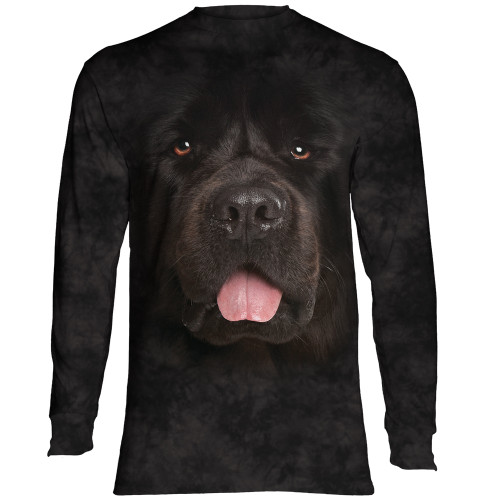 Black Bear Face Classic Long-Sleeve T-Shirt Tee