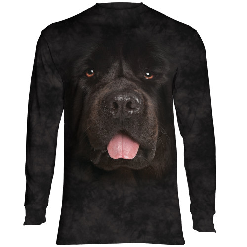 Big Face Newfie Classic Long-Sleeve T-Shirt