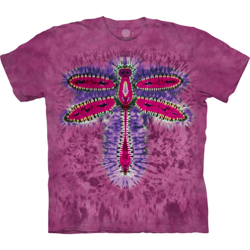 Dragonfly Tie-Dye Classic Cotton T-Shirt