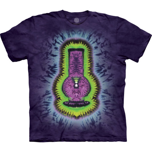 Purple Bong Tie-Dye  Classic Cotton T-Shirt