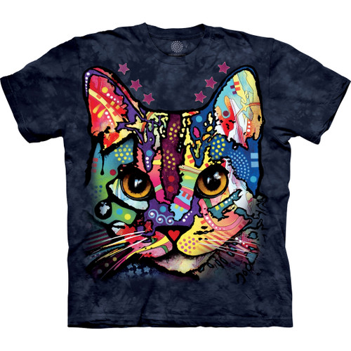 ★AWESOMEUS★ FLYING CAT PIGMENT TSHIRT 2COLOR Cool Cat Galaxy Sunglasses Grumpy Cats Tee Black t-shirt