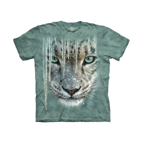 Icicle Snow Leopard Classic Cotton T-Shirt | The Mountain Shirts