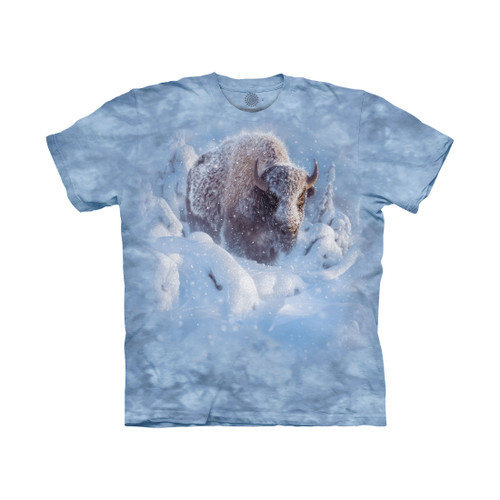 In Deep Winter Bison Classic Cotton T-Shirt | The Mountain Shirts