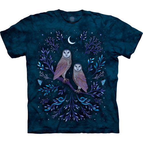 Owls In The Moonlight Classic Cotton T-Shirt