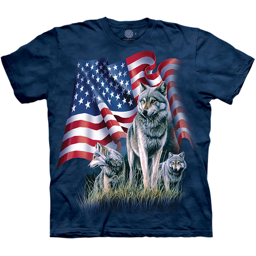 Wolf Flag Classic Cotton T-Shirt