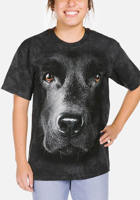 Black Lab Face Classic Cotton T-Shirt