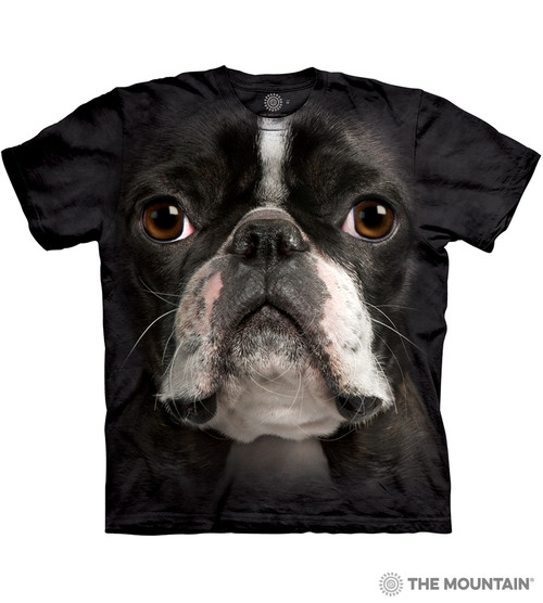 Boston Terrier Face Classic Cotton T-Shirt