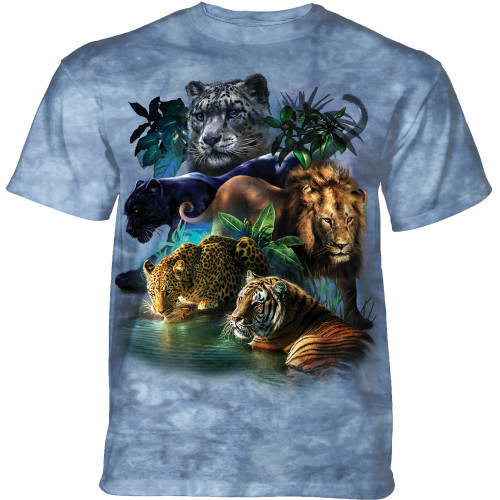 Big Jungle Cats Classic Cotton T-Shirt