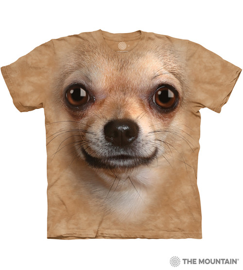 Chihuahua Face Classic Cotton T-Shirt