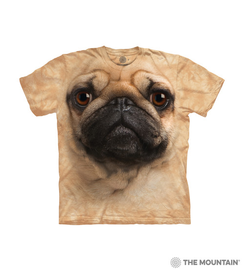 The Mountain Adult Unisex T-Shirt - Pug 