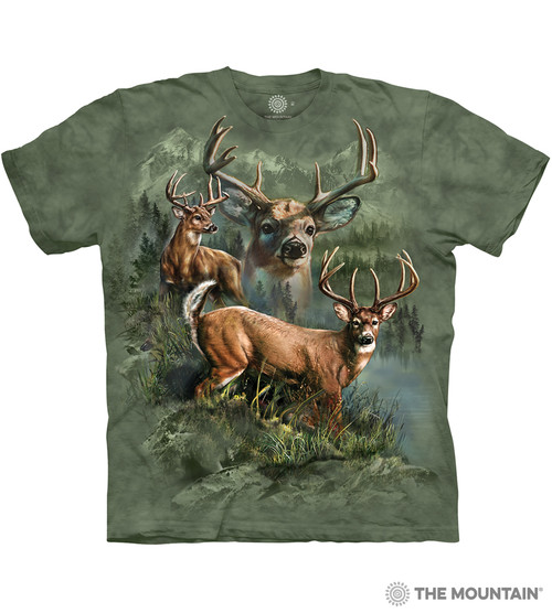 The Mountain Night Tiger Collage Classic Cotton T-Shirt