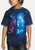 Where Light and Dark Meet Kids T-Shirt Modeled