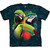 Tropical Bird Collage Classic Cotton T-Shirt