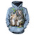White Tigers Of Bengal Classic Hoodie Sweatshirt