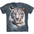 Regal White Tiger Portrait Classic Cotton T-Shirt