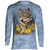 Wolf in Flowers Classic Long-Sleeve T-Shirt