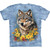 Wolf in Flowers Classic Cotton T-Shirt