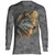 Silent Wolf Moon Gray Classic Long-Sleeve T-Shirt