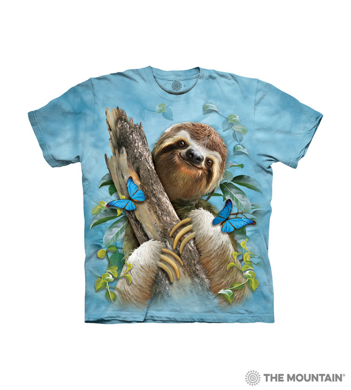 Sloth & Butterflies Kids' T-Shirt