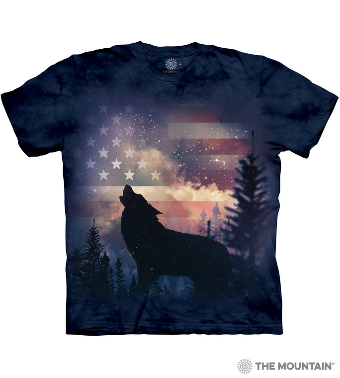 Patriotic Howl Classic Cotton T-Shirt