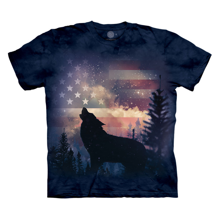 Patriotic Howl Classic Cotton T-Shirt